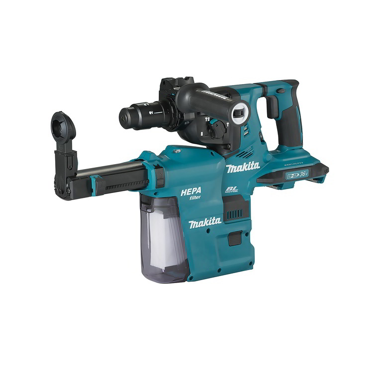 Makita DHR283ZWJU SDS-Plus Akkus Fúró-vésőkalapács +porszívó feltét (Akku és töltő nélkül) (DHR283ZWJU)