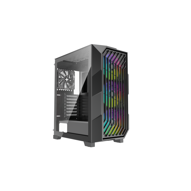 Xilence Xilent Breeze II XG181 Midi Torony Számítógépház - Fekete (X812.ARGB)