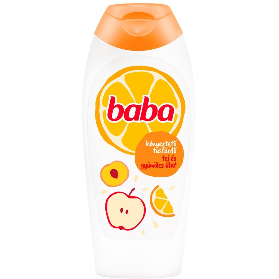 Baba tusfürdő tej & gyümölcs illattal 400 ml (8720181012860)