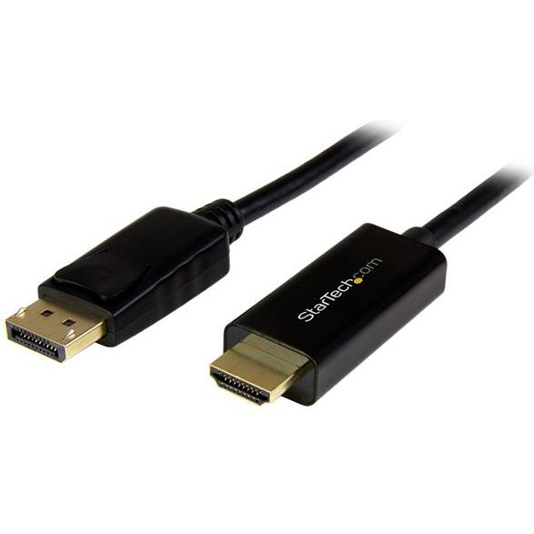StarTech.com DP2HDMM2MB video kabel adapter HDMI Type A (Standaard) Zwart
