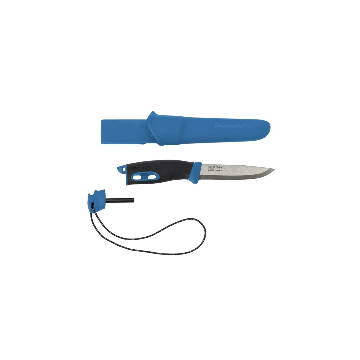 Morakniv Companion Spark Túrakés 223mm + Tűzgyújtó - Kék (13572)