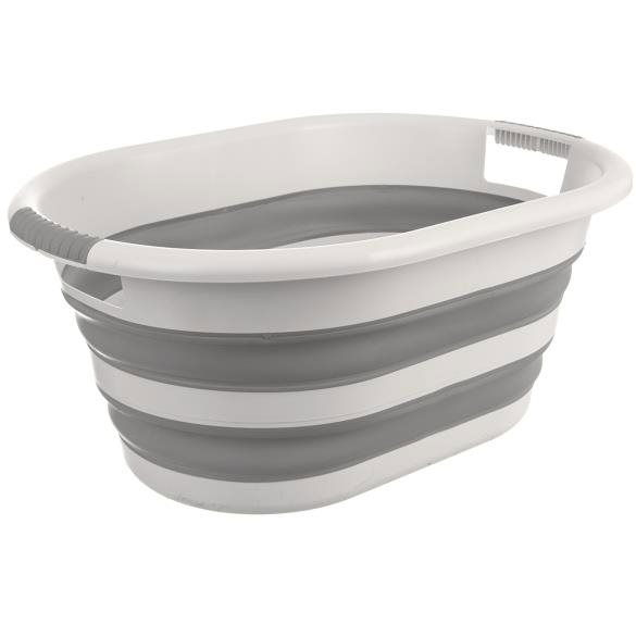 Orion szennyeskosár. nyitott szilikon/UH KEMP összecsukható 38 l (730560)