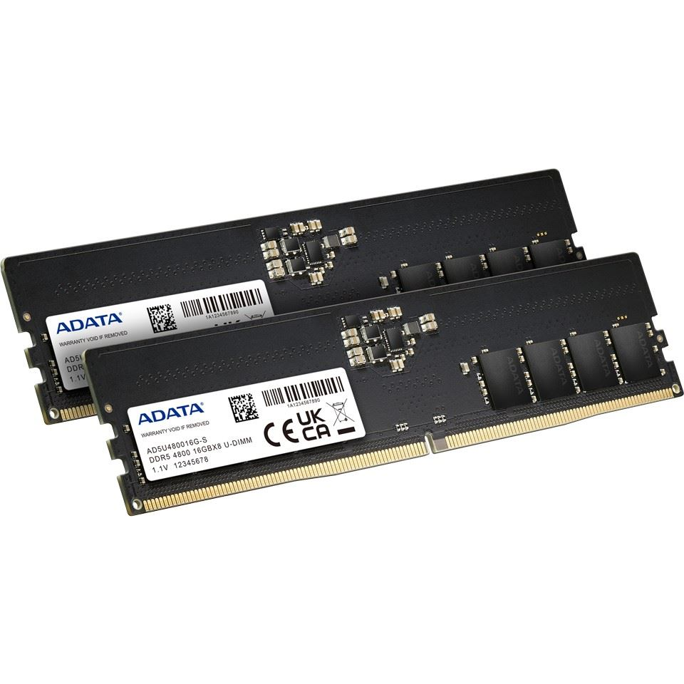 ADATA Premier DDR5 32GB 4800MHz CL40 Dual Channel Kit (AD5U480016G-DT)