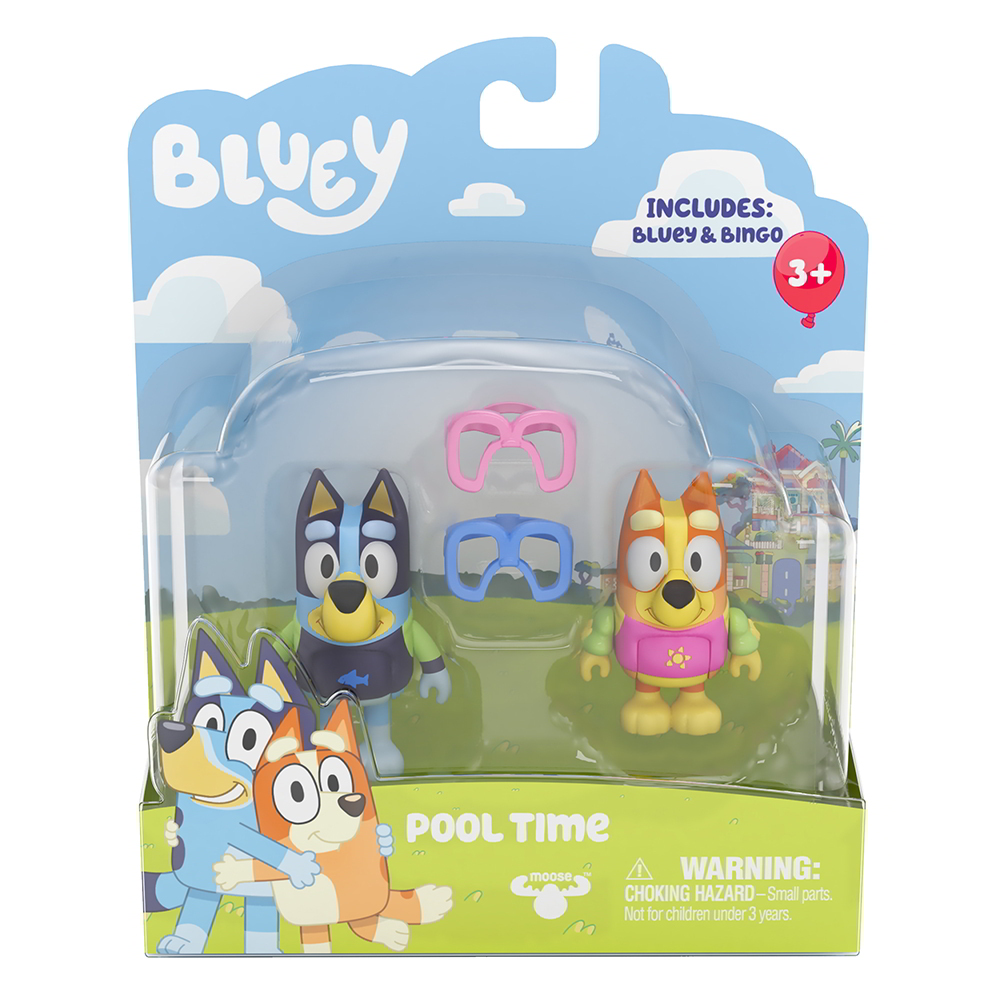 Moose Toys Bluey Medence party figuraszett (BLU13039)