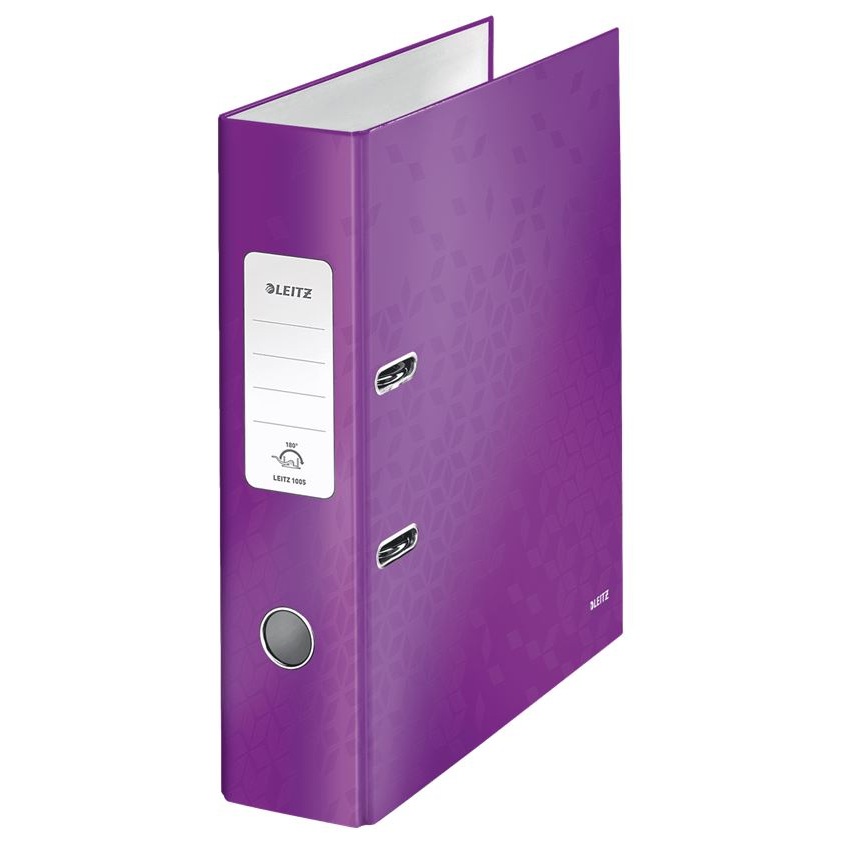 Leitz 180° WOW laminált iratrendező lila (10050062) (Leitz10050062)