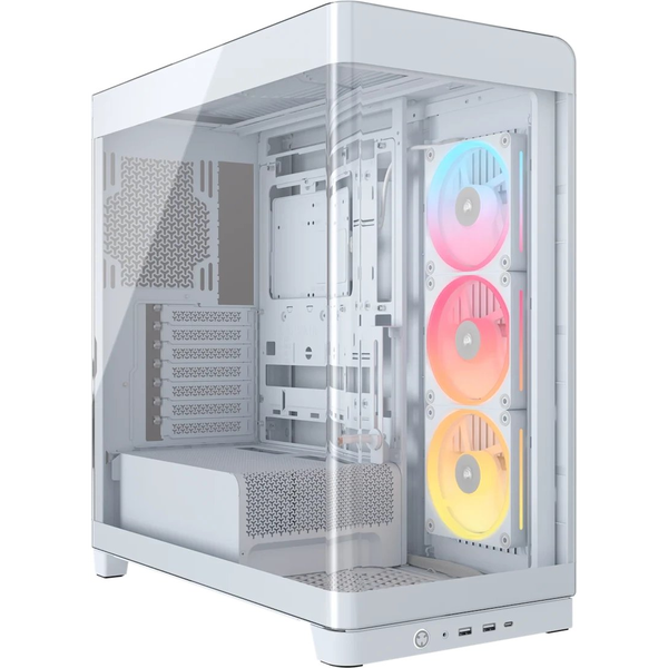 Corsair FRAME 4500X LX RGB Midi torony Számítógép ház Fehér