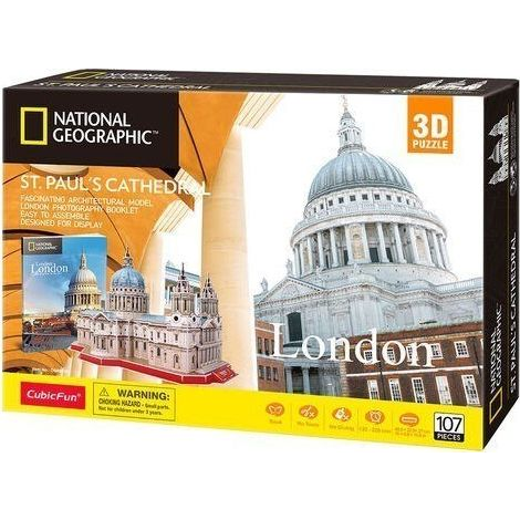 3D puzzle City Travel London, St Pauls catedral - 107 db (306-DS0991)