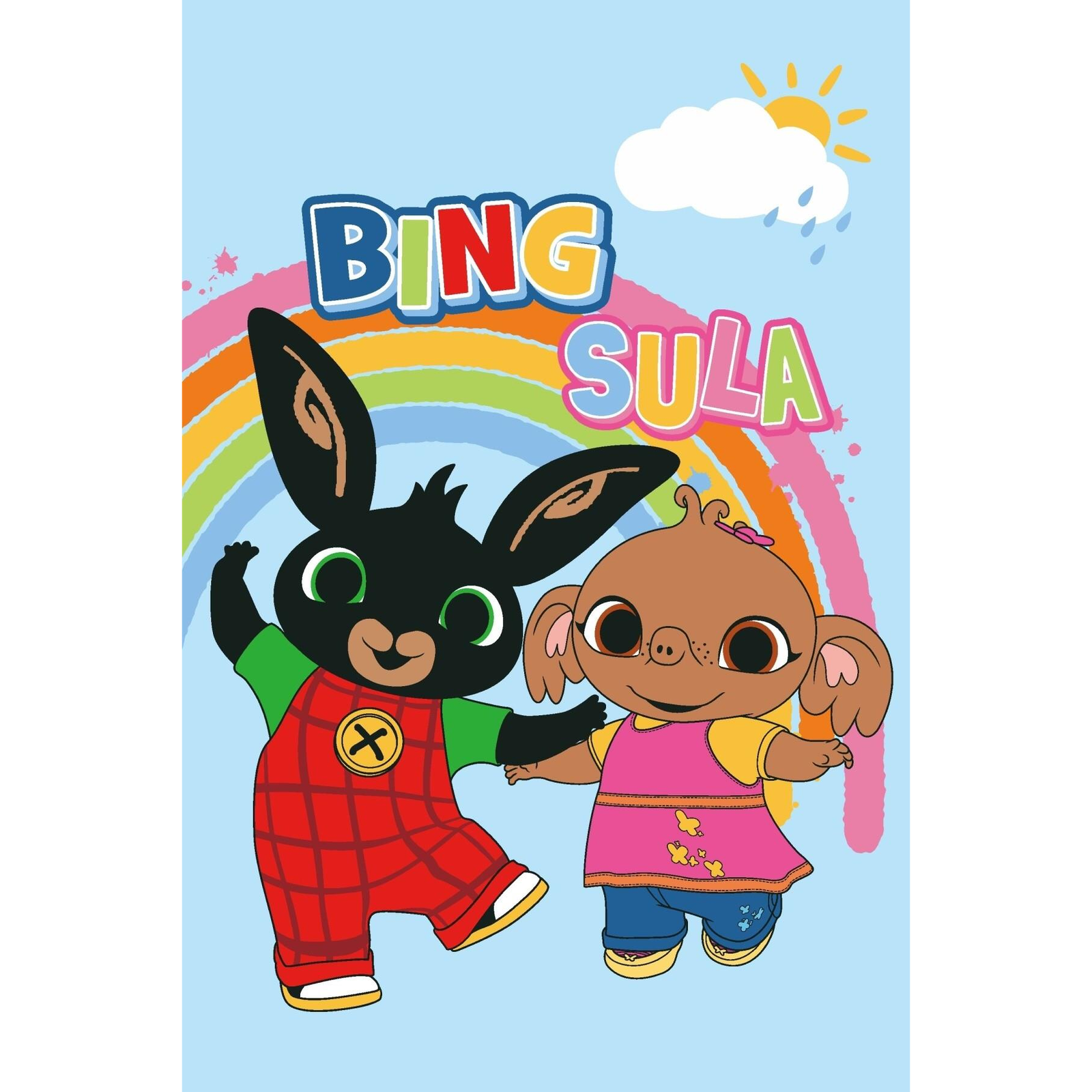 Jerry Fabrics Baby fleece blanket Bing 117 100 × 150 cm (03117-DEKAPAW519A)