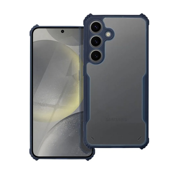 Szilikon telefonvédő (ütésállóság, légpárnás sarok, akril hátlap, kameravédő) SÖTÉTKÉK Samsung Galaxy A36 5G (SM-A366) "Gigapack csomagolás" (GP-166423)