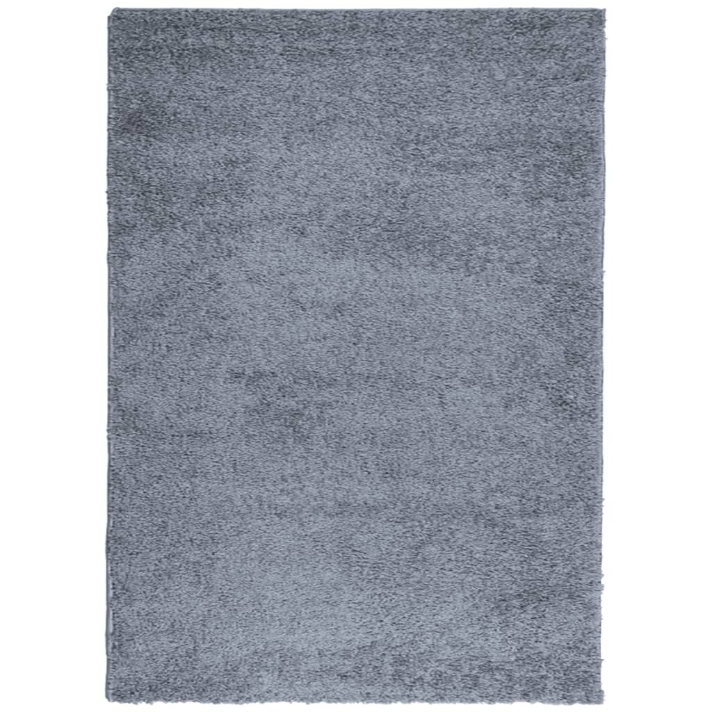 kék hosszú szálú bozontos modern szőnyeg 240 x 340 cm (375329)