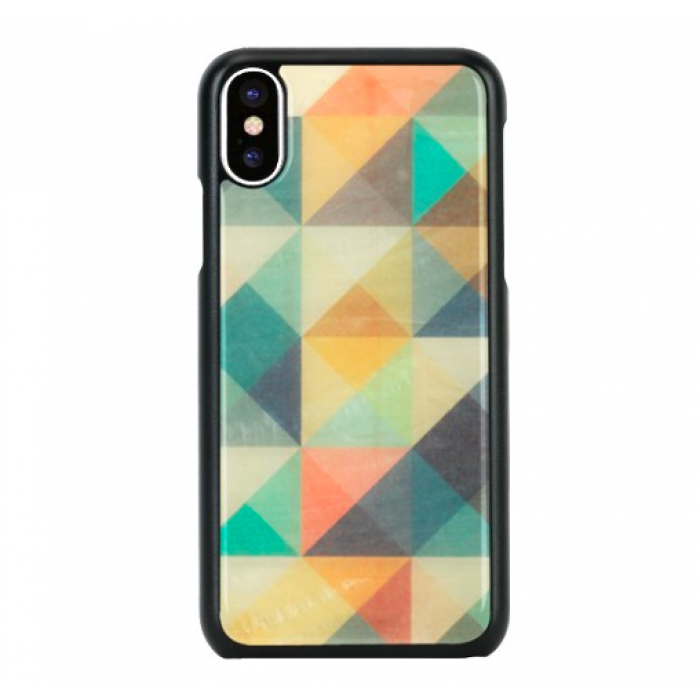 iKin K1691J Apple iPhone X Márvány Védőtok - Mosaic mintával (K1691J)