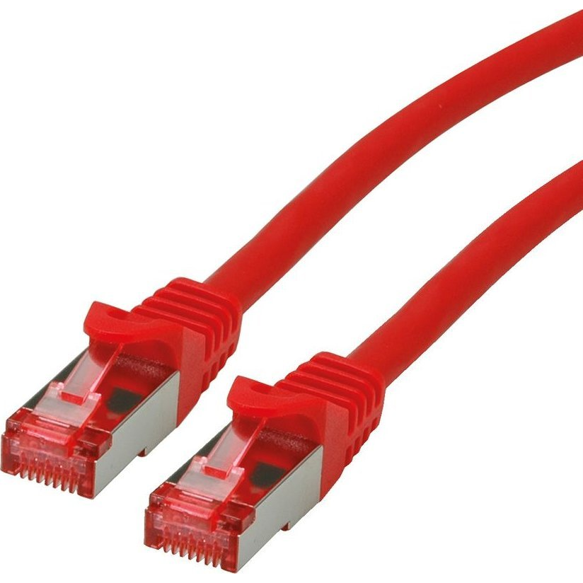 Patchcord Roline S/FTP 6 RJ45 / RJ45 1 m červený