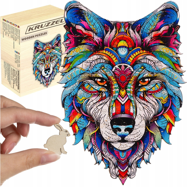  Kruzzel Układanka drewniana- puzzle Kruzzel 24552