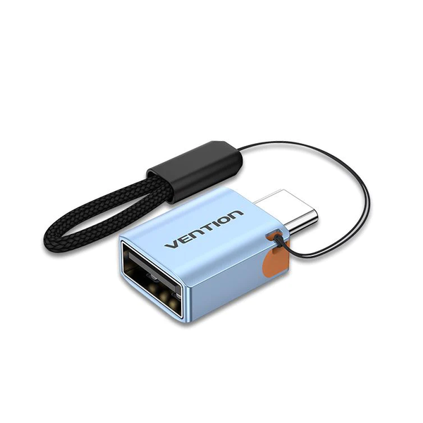 Adaptador Otg Usb 3.1 Vention Cubh0/ Usb Tipo-c Macho - Usb Hembra/ Azul
