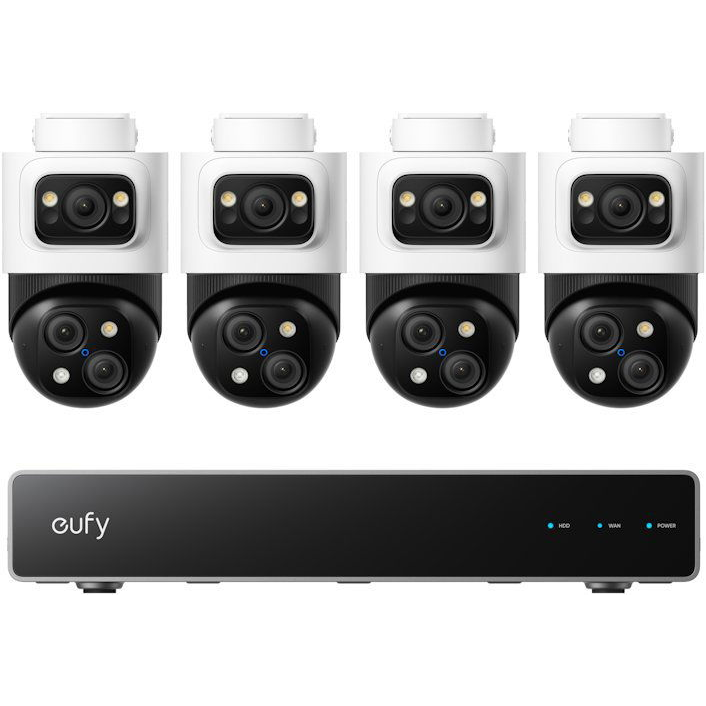 Eufy biztonsági NVR PoE rendszer (NVR + 4x S4 Max) (E8E00322)