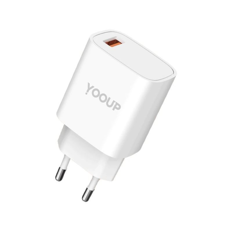 YOOUP 1x USB-A hálózati töltő 18W fehér (NC39-A) (NC39-A)