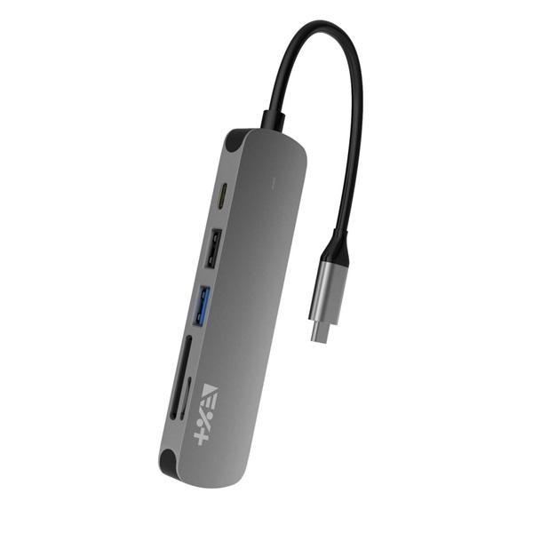 NextOne PD-ESS-HUB USB-C Essentials többportos szürke adapter (PD-ESS-HUB)