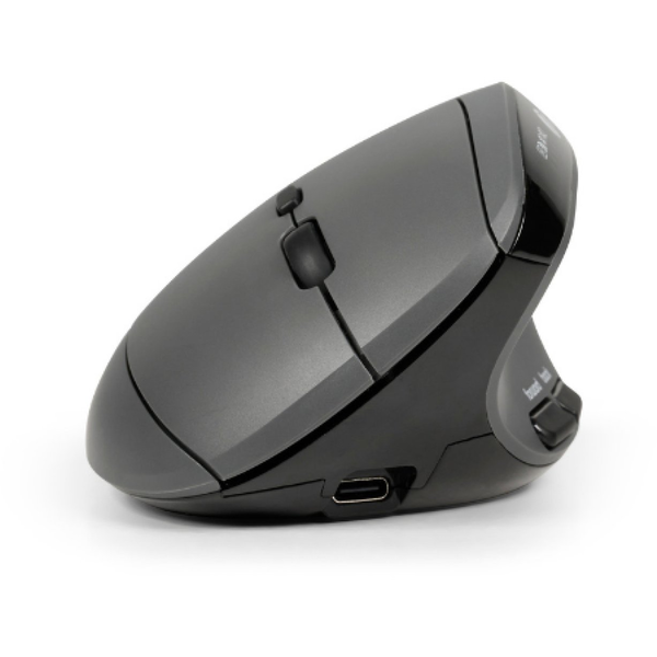 BakkerElkhuizen MidWay muis Kantoor Rechtshandig RF Wireless + Bluetooth + USB Type-C Optisch 2400 DPI