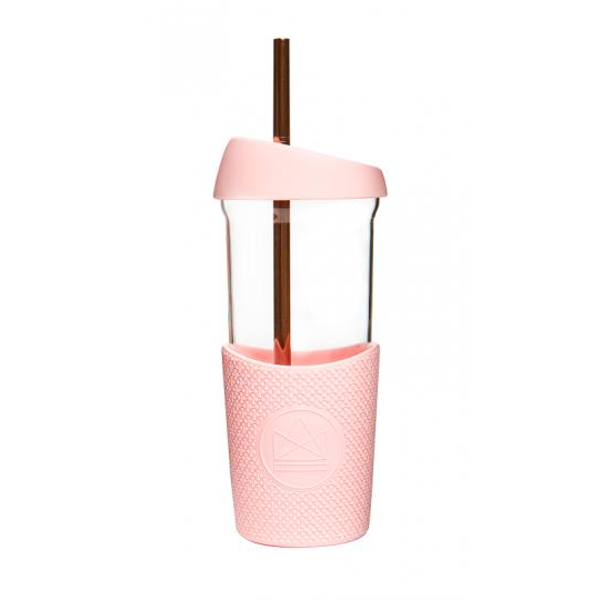 Neon Kactus smoothie flakon 0,568 l, üveg, rózsaszín (GS2009)