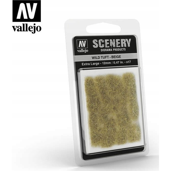  Vallejo Vallejo: Scenery - Wild Tuft - Beige (12 mm)x17