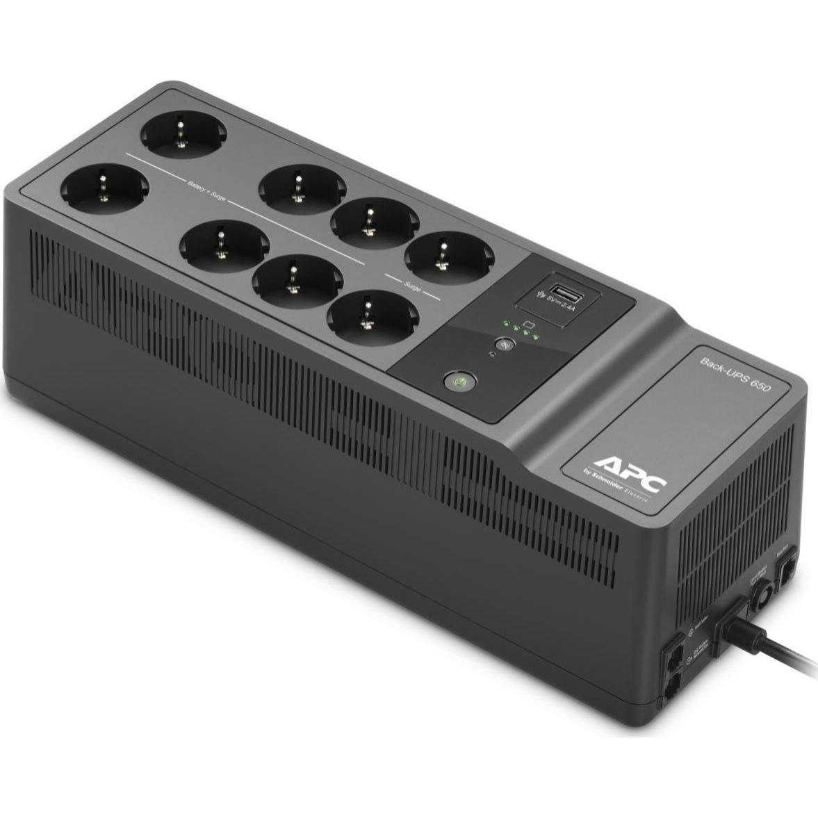 APC BE650G2-SP UPS Pohotovostný režim (offline) 0,65 kVA 400 W 8 AC zásuvky/AC zásuviek (BE650G2-SP)