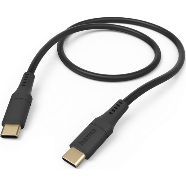 Hama Flexible cavo USB USB 2.0 1,5 m USB C Nero