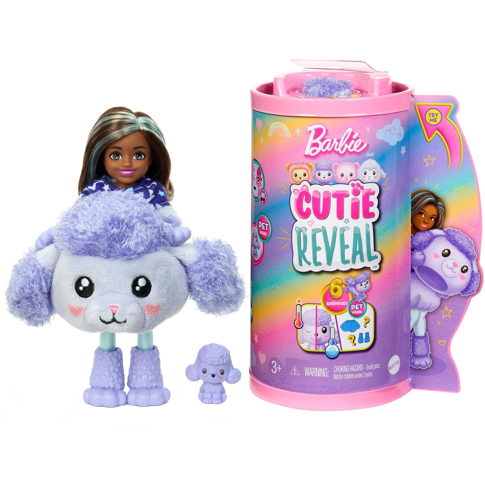 Barbie Cutie Reveal Chelsea Pasztell kiadás - Uszkár (194735106790)