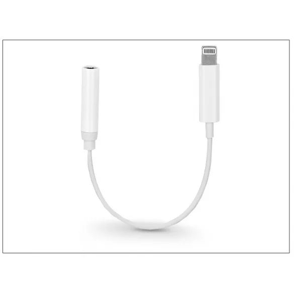 Haffner Lightning adapter 3,5 mm jack füllhallgatóhoz,  fehér