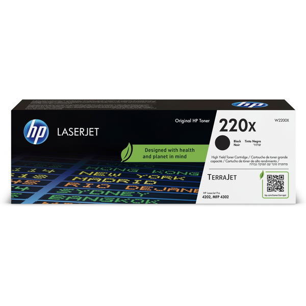 HP 220X Black Original LaserJet Toner Cartridge tonerová náplň 1 kusů
