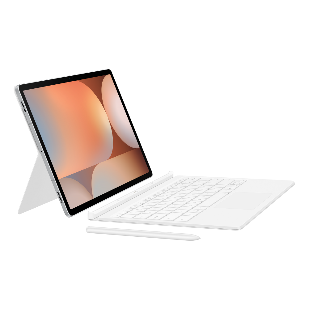 Samsung Tab S10P/S9P/S9 FE Plus billentyűzetes tok,Fehér (OSAM-EF-DX825BWEG)