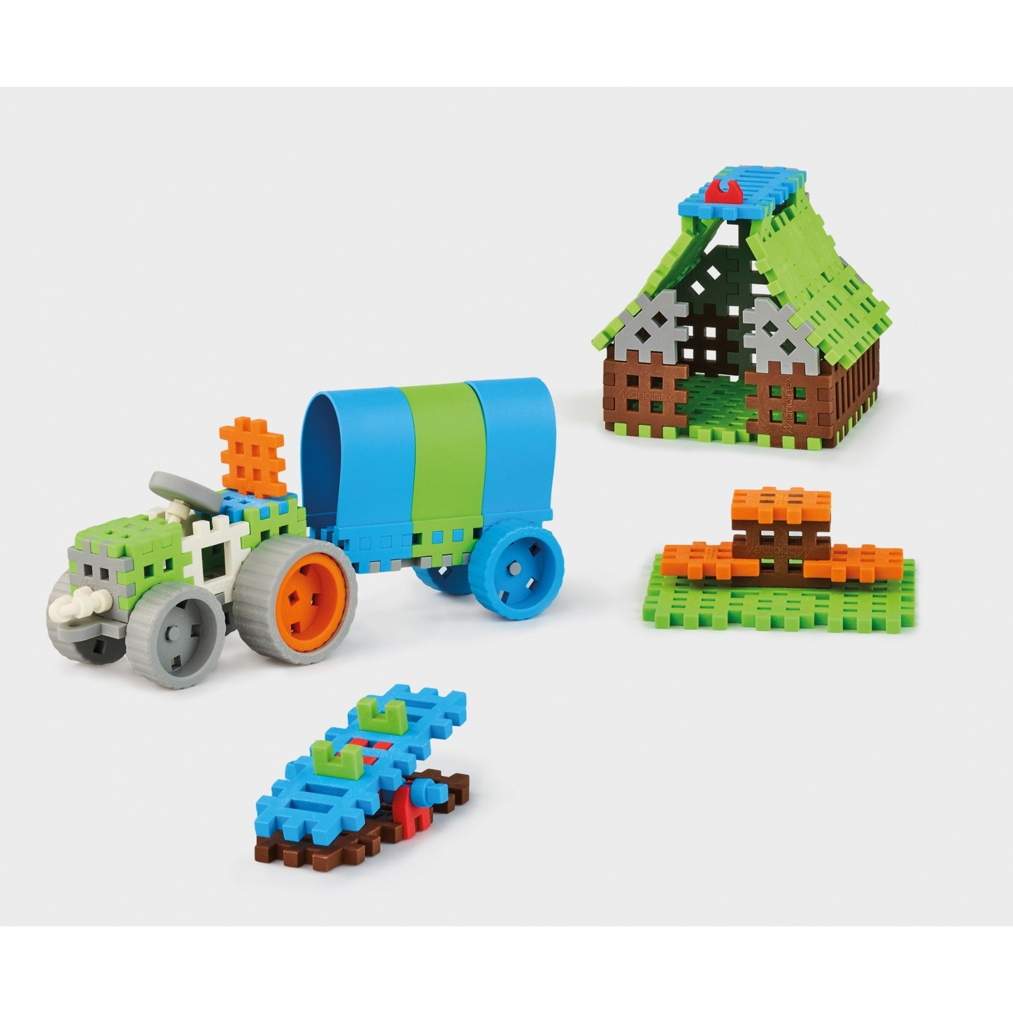 Marioinex 903827 Waffle Mini blocks Farmer 90 darabos készlet (903827)