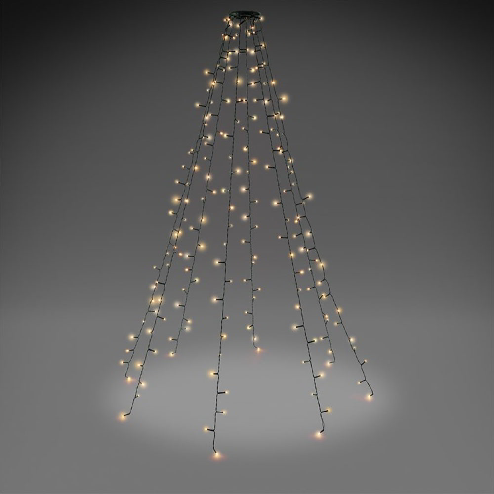 Goobay 60385 Kül-/Beltéri LED gyűrűs fényfüzér 6,5m - Meleg fehér (60385)