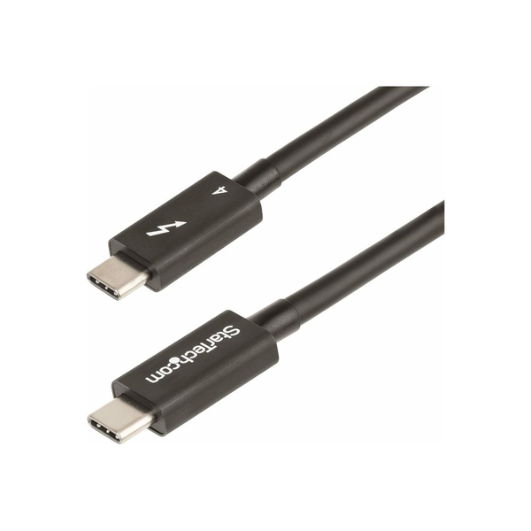 StarTech.com TBLT4MM50CM кабел Thunderbolt 0,5 м 40 Гбит/с Черен