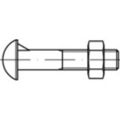 TOOLCRAFT 111760 Félkerek csavarok füllel M10 20 mm Külső hatlap DIN 607 Acél 200 db (111760)