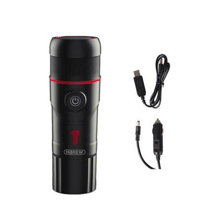 HIBREW KÁVOVAR H4 PŘENOSNÝ 3V1 NESPRESSO DOLCE GUSTO 15BAR HRNEK