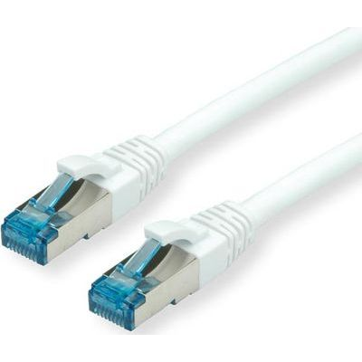 Propojovací kabel VALUE Cat.6A (Class EA) S/FTP (PiMF), LSOH, bílý, 0,5 m