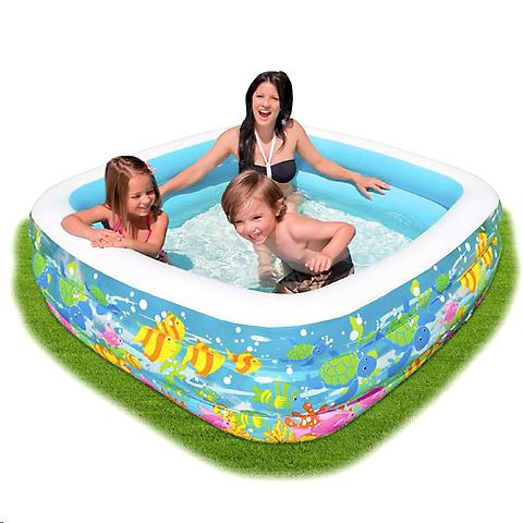 Intex Tengeri világ szögletes gyerekmedence (57471) (57471)