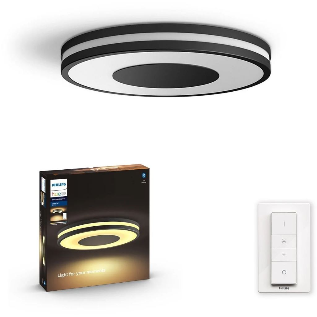 Philips Hue White Ambiance Being mennyezeti lámpa fekete (929003055101) (929003055101)