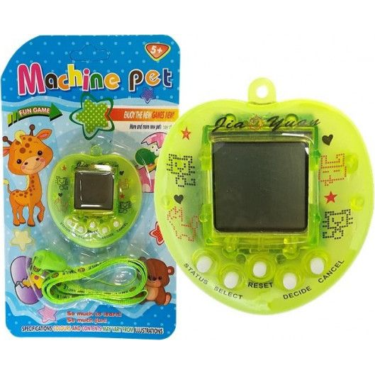 Tamagotchi Electronic Game Green Rövid Lánccal 4006