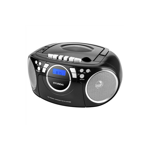 Hyundai hordozható CD lejátszó fekete-ezüst (TRC788AU3BS) (TRC788AU3BS)