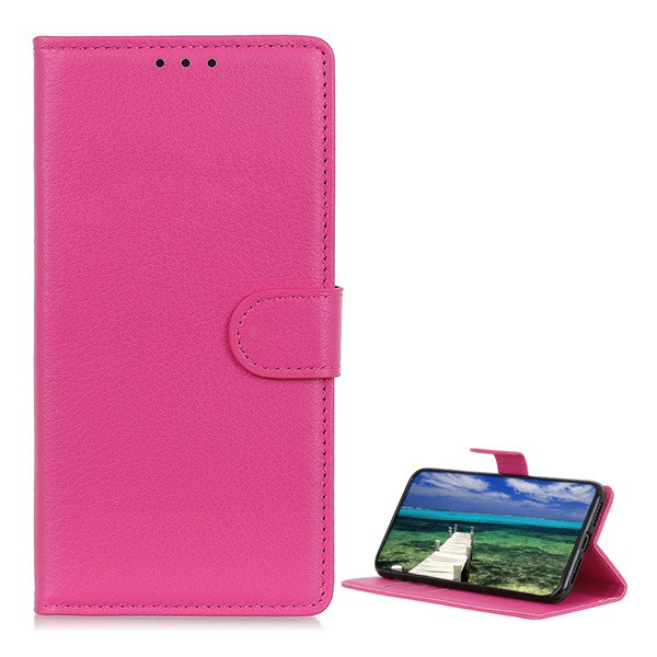 Tok álló, bőr hatású (FLIP, oldalra nyíló, asztali tartó funkció, prémium) RÓZSASZÍN [Honor 50] (5996591109053)