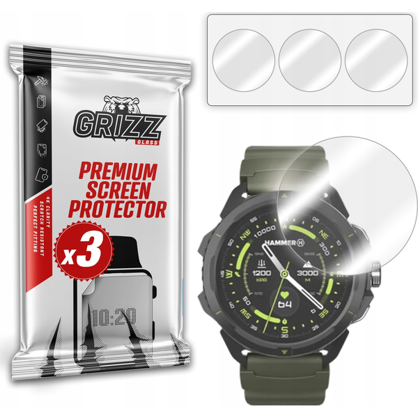 Folia hydrożelowa GrizzGlass Hydrofilm do Hammer Watch 2 Military Edition