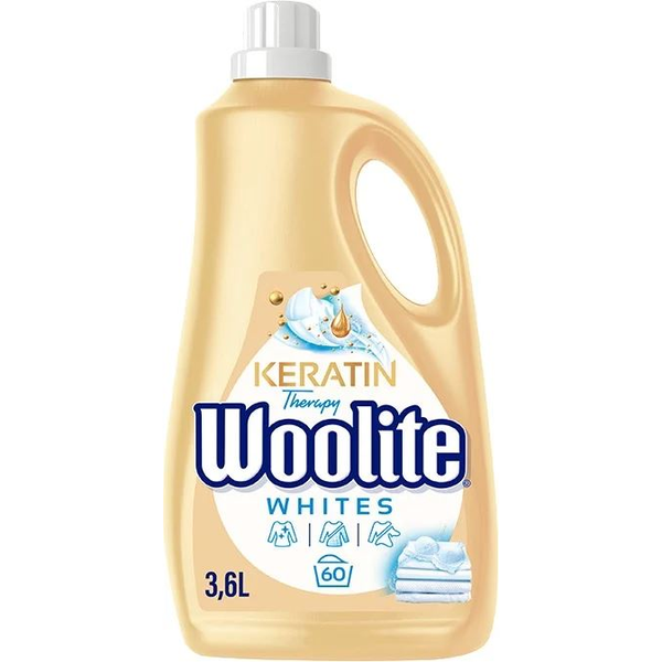 Woolite деликатен препарат за бял текстил 3.6L