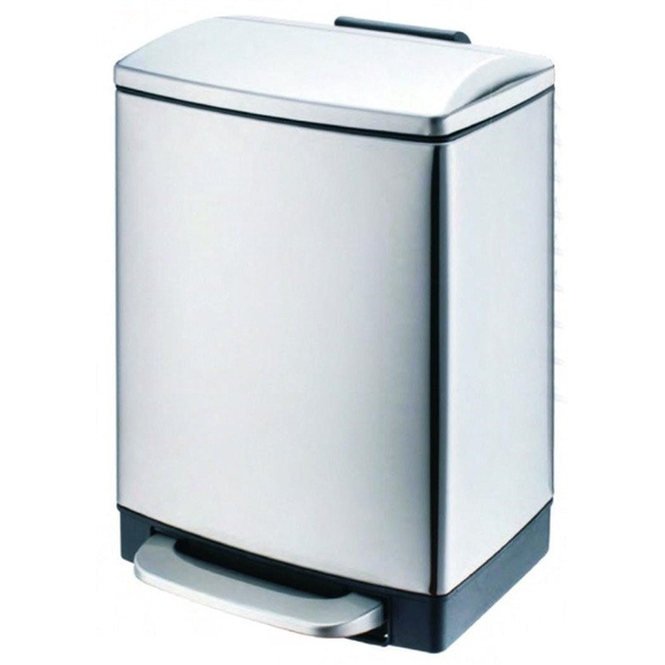 BIN SQUARE WITH PEDAL T-F11606SS 6L SATI