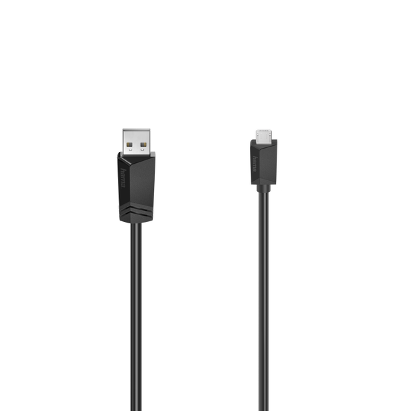 Hama 00200609 USB kábel 3 M USB 2.0 Micro-USB A USB A Fekete