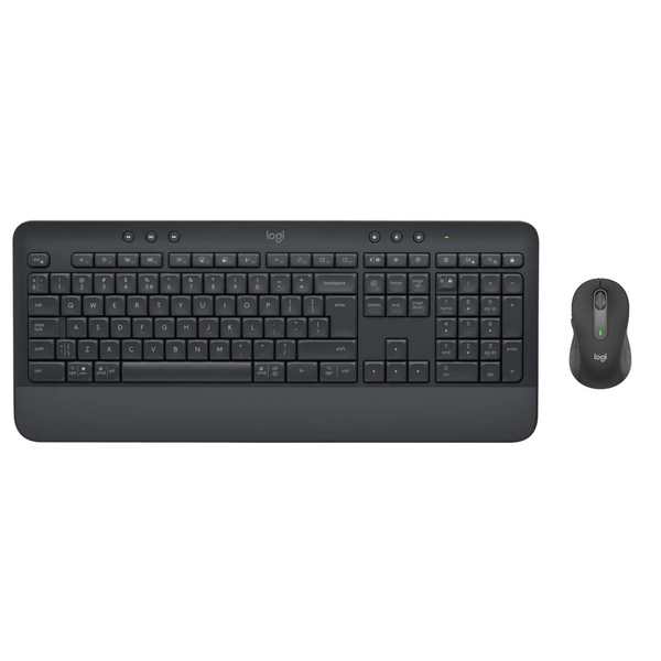 Logitech Signature MK650 Combo For Business tastatur Mus inkluderet Kontor Bluetooth QWERTZ Tjekkisk, Slovakisk Grafit