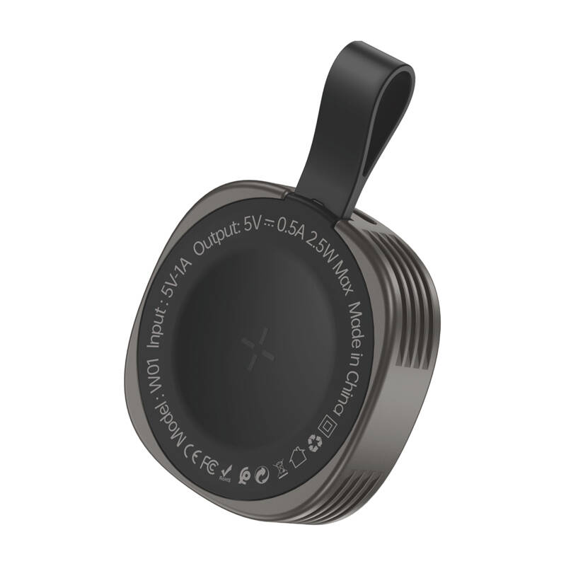 Foneng W01 Apple Watch Vezeték nélküli Töltő 2,5W - Szürke (W01 APPLE WATCH META)