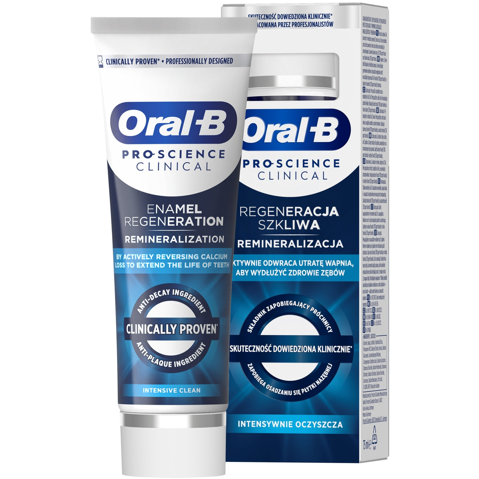 ORAL-B Pro-Science Clinical Intensive Clean 75 ml (8006540952252)