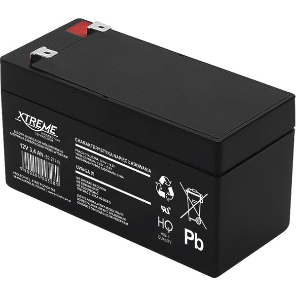  Xtreme Akumulator ołowiowy AGM 12V 3.4Ah 82-214#