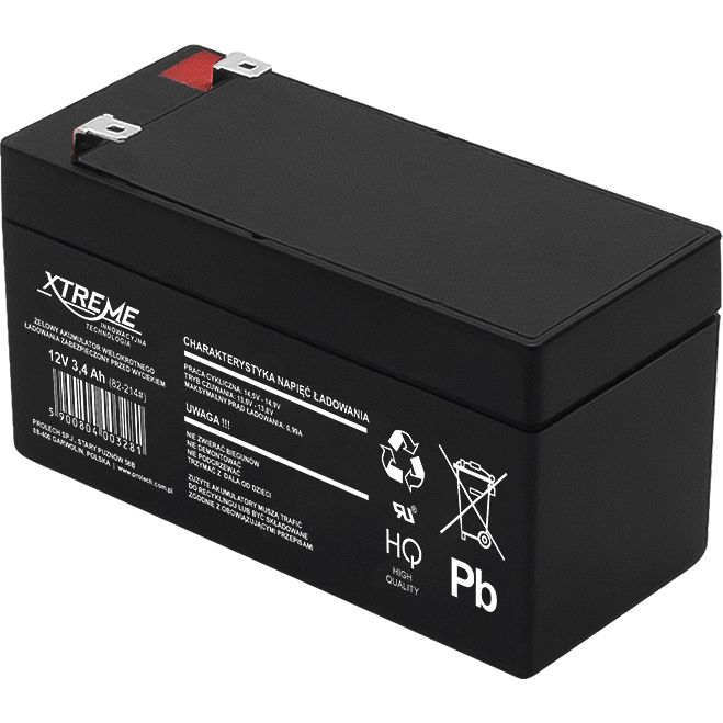 82-214# 12V 3.4Ah Xtreme Gél Akkumulátor 135X68X61_4.8 (82-214#)